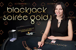 Blackjack Soirée Gold 1 - TROPICANA77