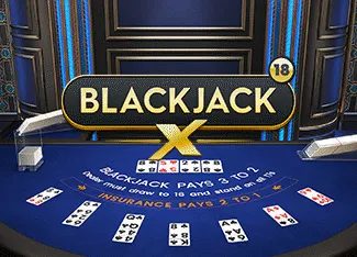 Blackjack X 18 - Azure - TROPICANA77